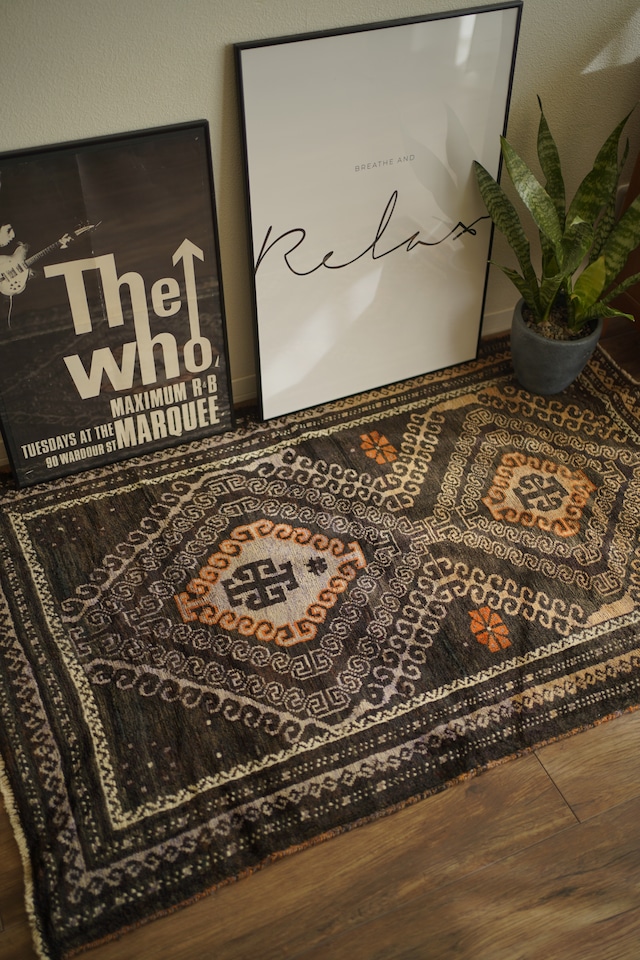 -予約受付中-【1045】Vintage Afghan Baluch rug 1960's