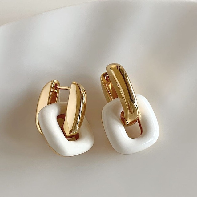 Bicolor circle pierce　B610