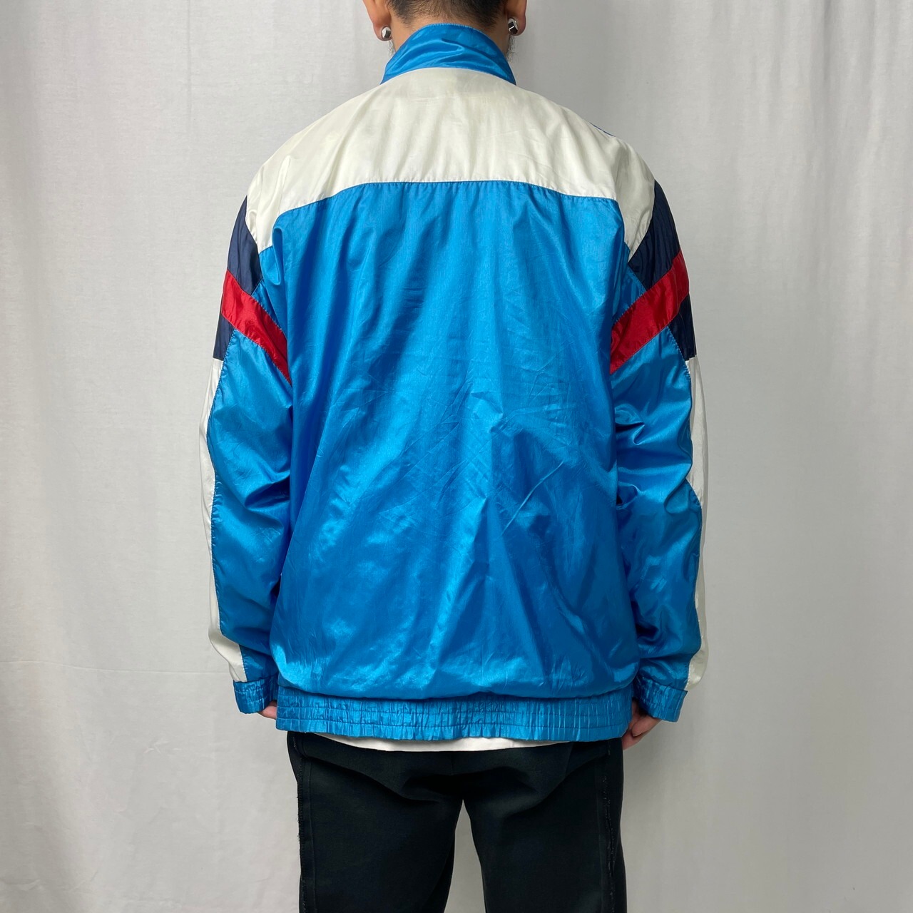 80年代 adidas アディダス ナイロン トラックジャケット メンズL-XL 