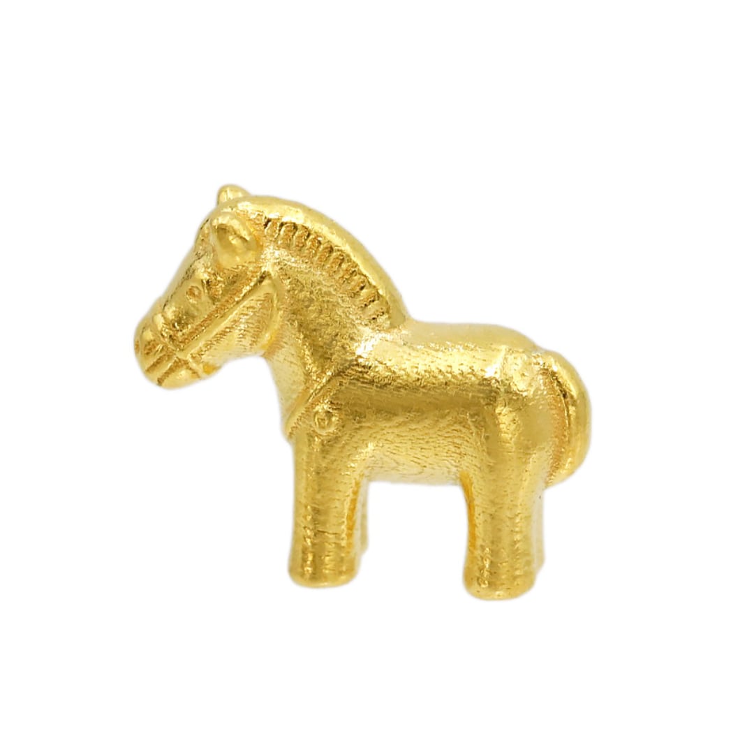 純金 約1g 馬型埴輪 JUNGOLD 指先サイズの芸術品