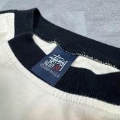 【唯一無二の究極配色】ステューシー Tシャツ 90s 紺タグ USA製 一点物