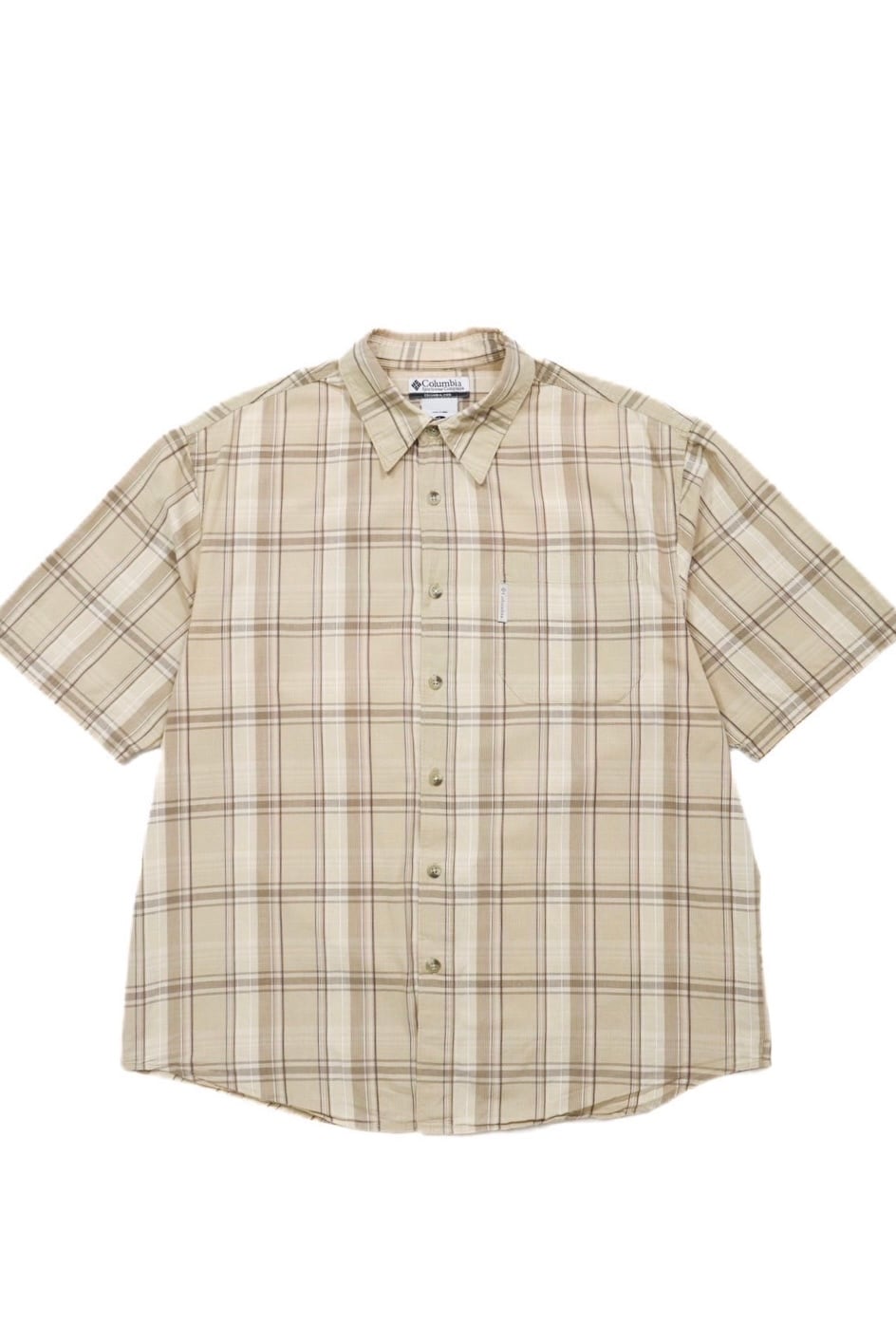 USED 00s Columbia plaid shirt