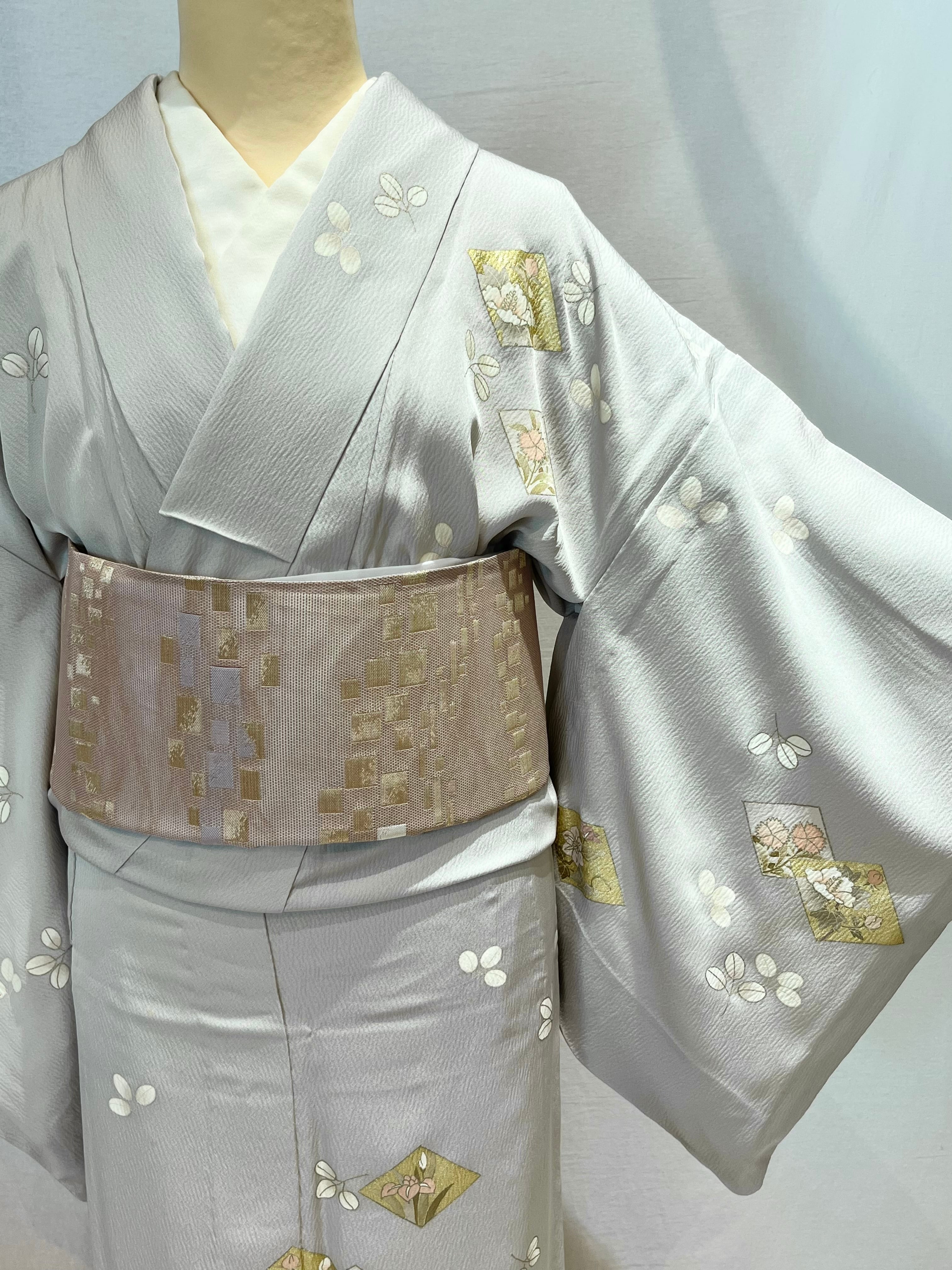 2168 夏用 単衣 付け下げ Tsukesage unlined kimono for summer | リサイクル着物ショップ La遇 Used  Kimono Shop Lagu powered by BASE