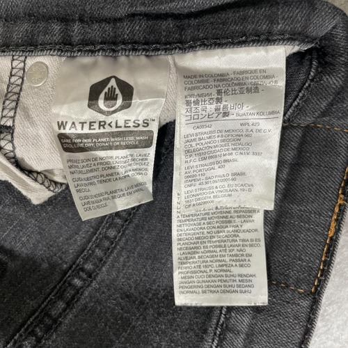 【W30 L32】 コロンビア製 japan levi's black 569 詳細写真6