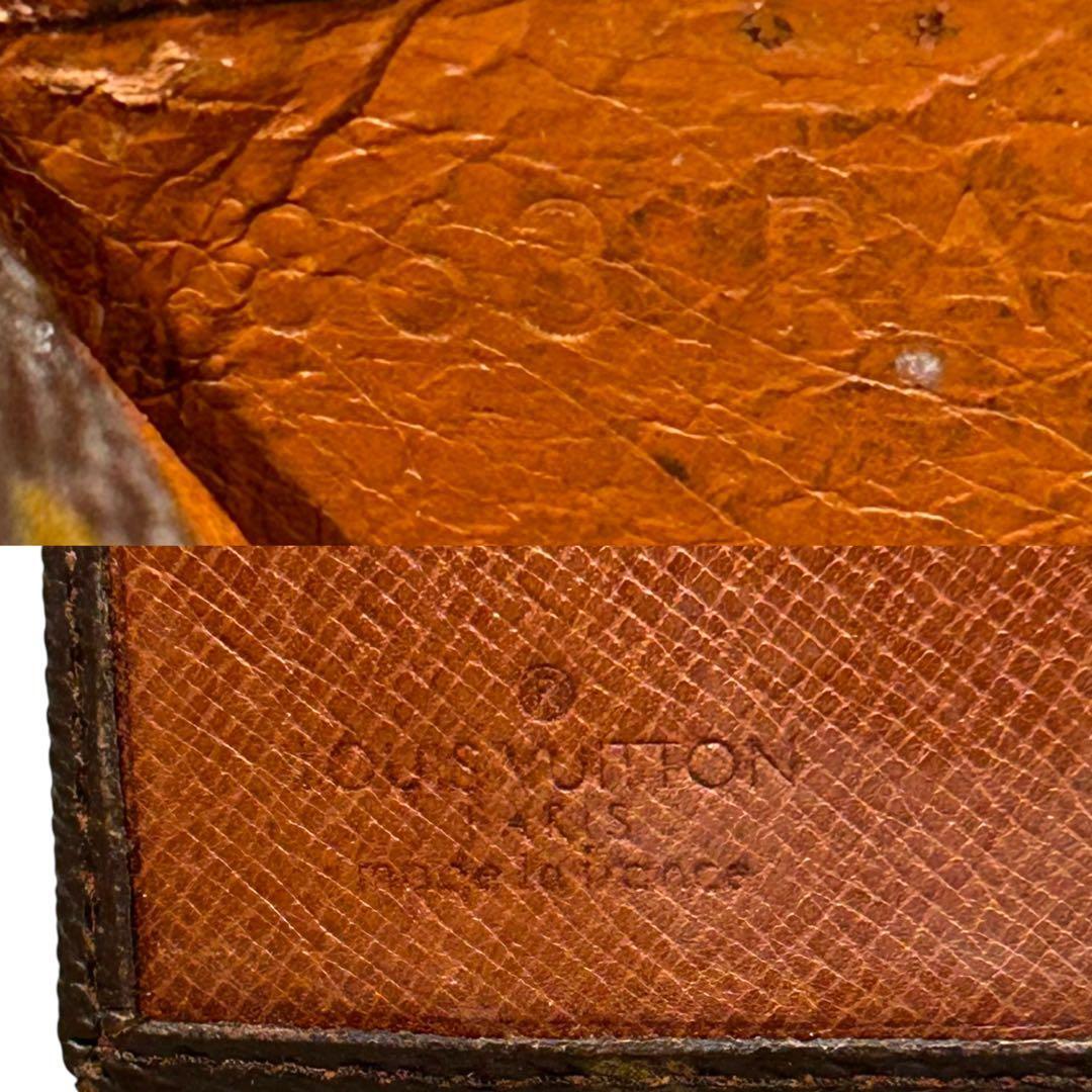 LOUIS VUITTON ヴィトン モノグラム 二つ折り 財布 ブラウン