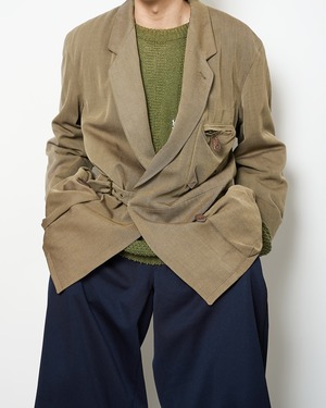 EMPORIO ARMANI "90s Multi Pocket Belted Jacket"