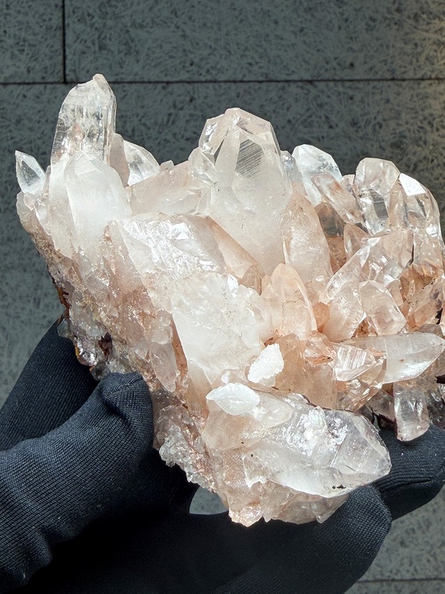 クォーツクラスター【ML-0115】インド マニカラン