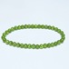 ペリドット ブレスレット 5mm メール便可 一点物 111-50616