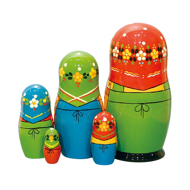 エレナ・パンキーワ作 マトリョーシカ 5個型