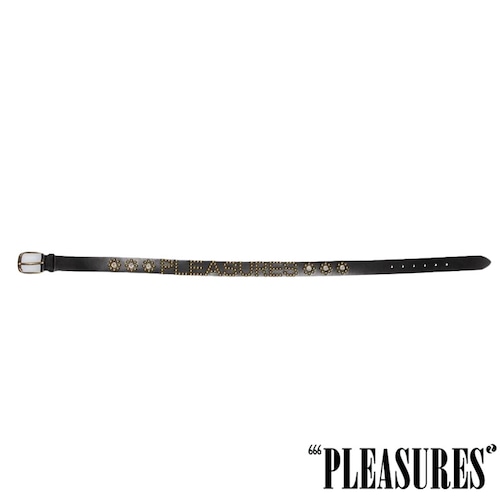 【PLEASURES/プレジャーズ】STUDDED BELT ベルト / BLACK / FA25-13597 セール対象外