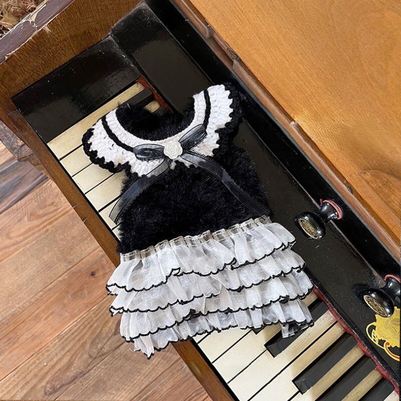 フェイクファークラシックドレス 犬服 01357