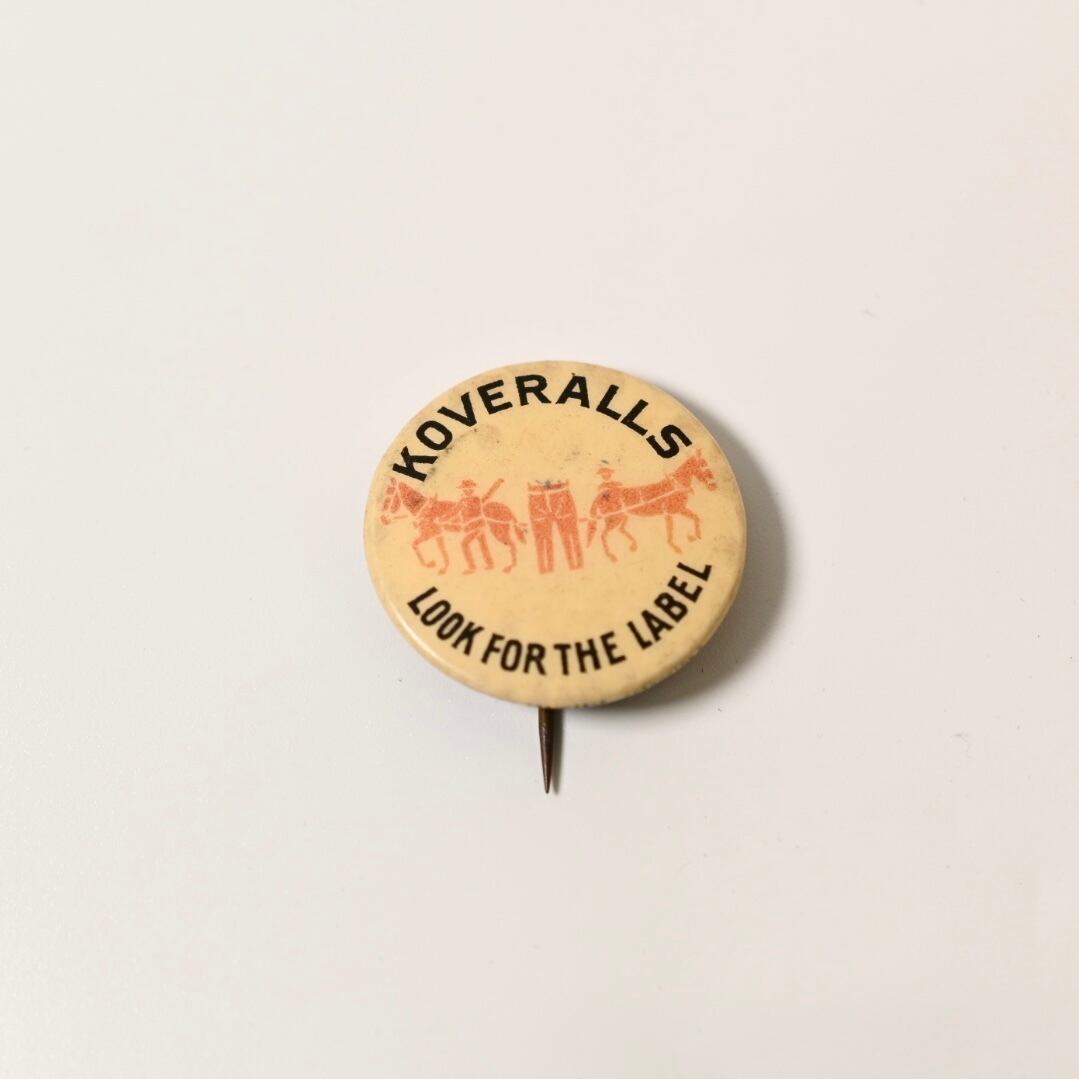 LEVI’S リーバイス 缶 ピン バッジ KOVERALLS ビンテージ LEVI'S リーバイス 缶 ピン バッジ KOVERALLS ビンテージ LEVI'S