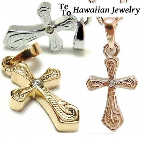 【ハワイアンジュエリー / HawaiianJewelry】 ペンダント ネックレス プルメリア スクロール ホヌ (gps8827)