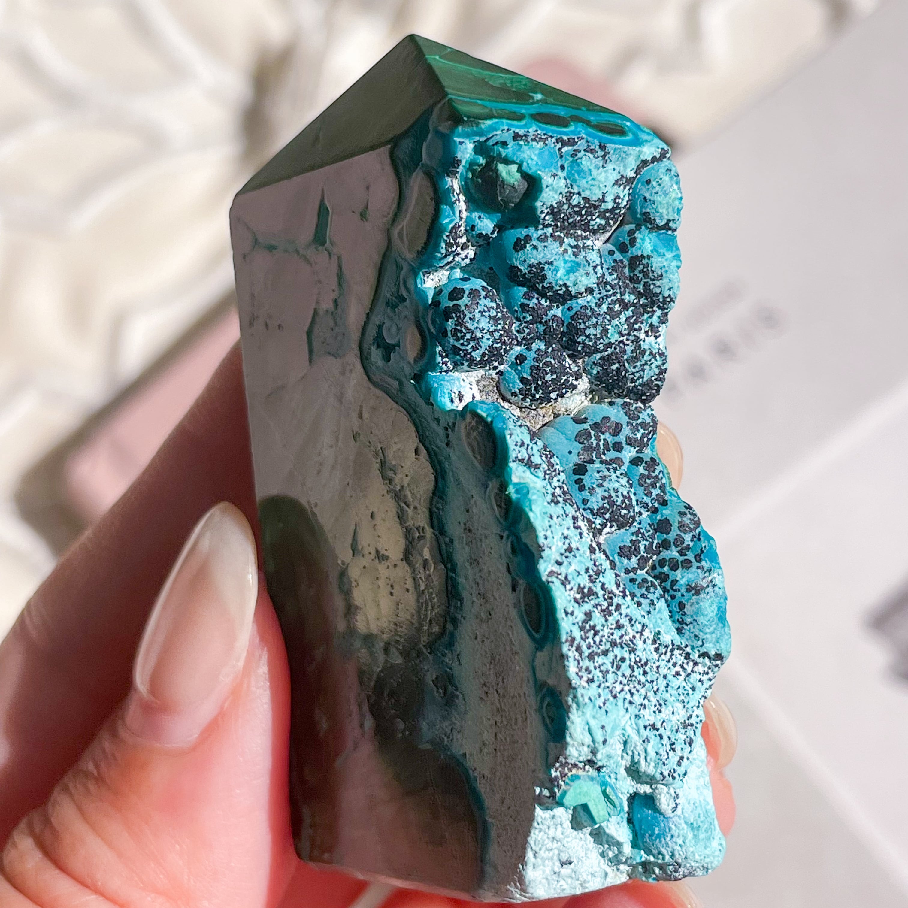 Chrysocolla & Malachite 10 ✧ クリソコラ & マラカイト (共生原石