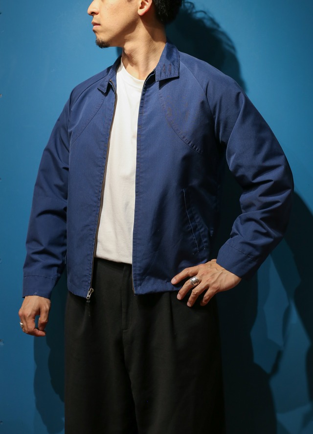 70’s Navy color design harrington jacket