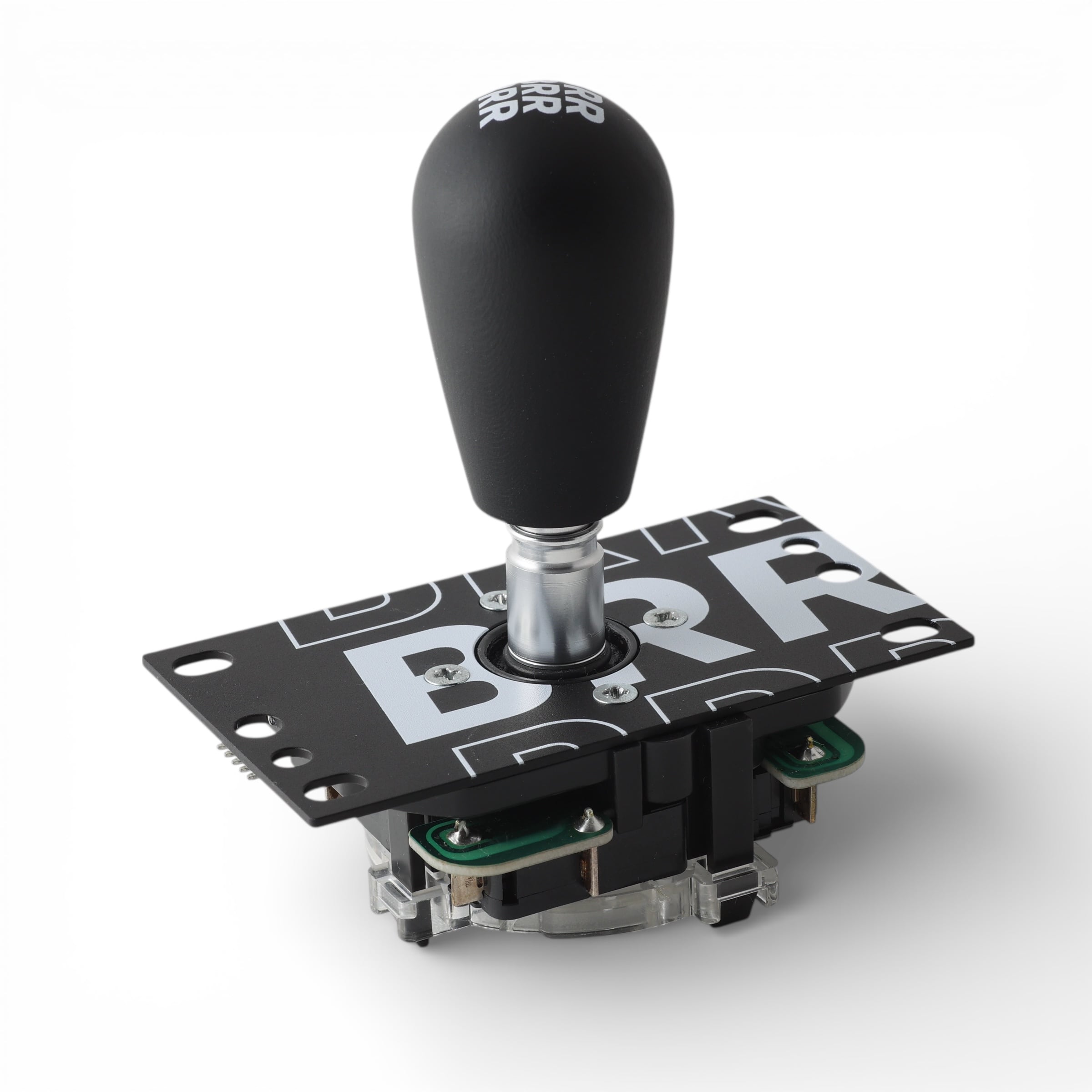 Joystick base | Black | White LOGO | BRR Custom Arcade