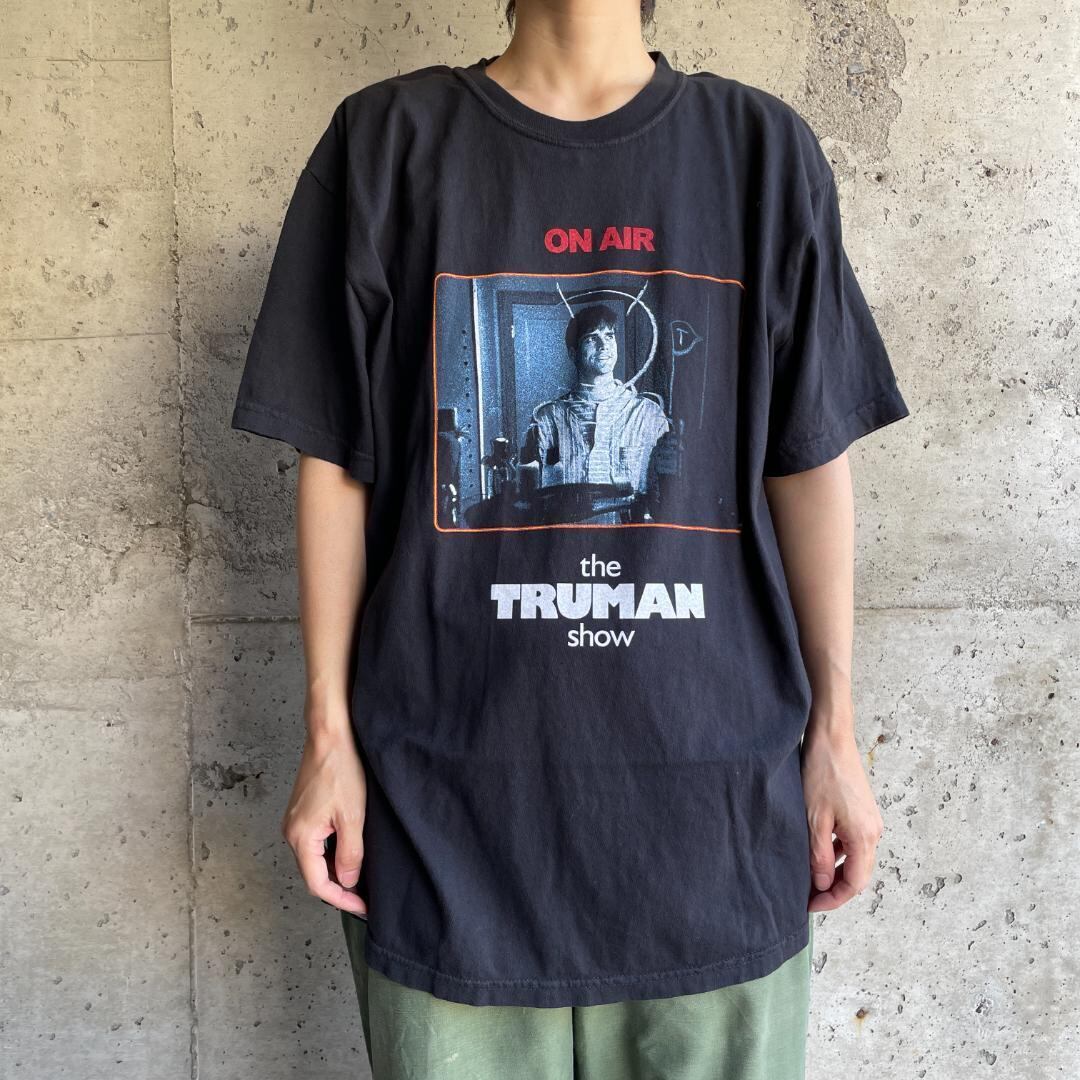 XZ93 90s 映画 トゥルーマンショー Tシャツ ジム・キャリー ブートレグ  