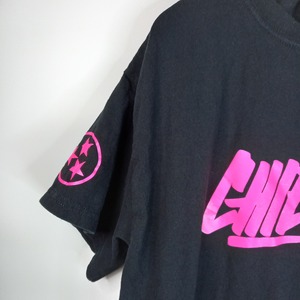 ギルダン　ドミニカ製　半袖　プリントTシャツ　ブラック　メンズ　M