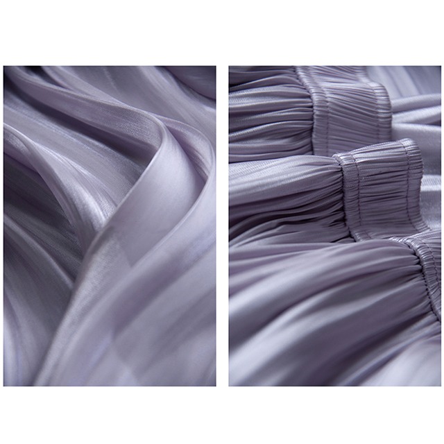 glossy long skirt　10460