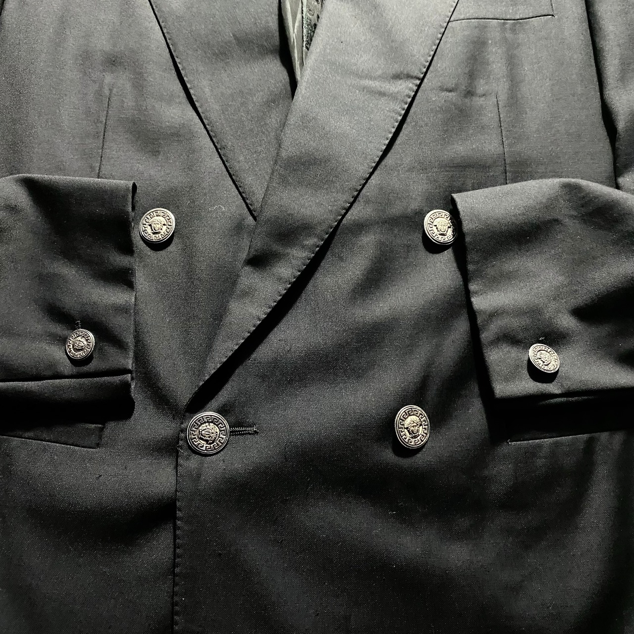 vintage GIANNI VERSACE black suits set-up