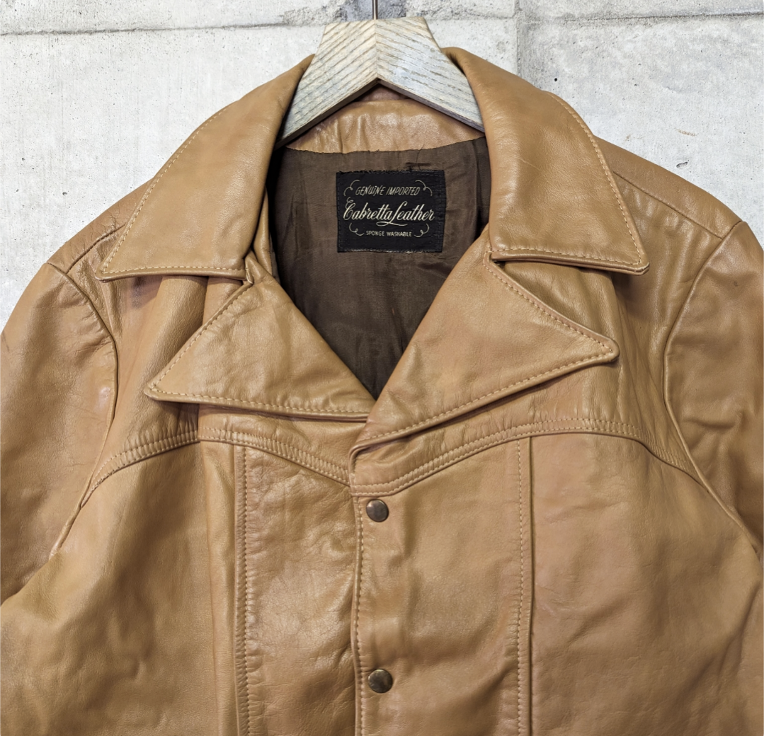 70s〜 riders type leather jaket 小岩店 | What'z up