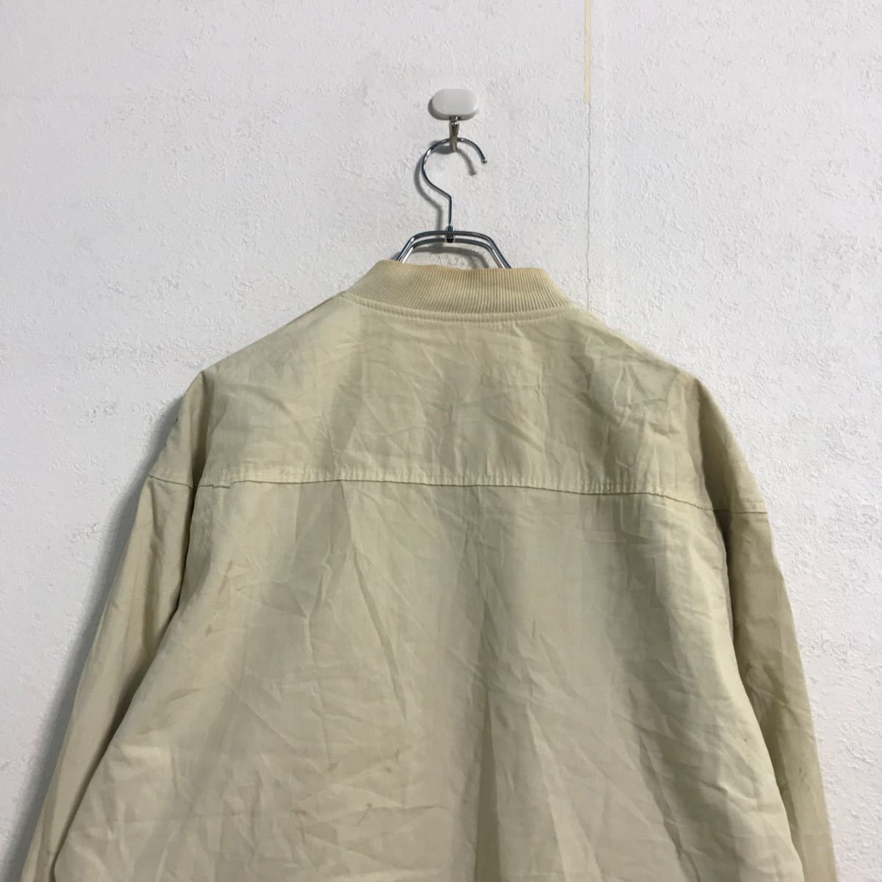 La paz ジップアップ ジャケット M ベージュ ブルゾン 古着卸 アメリカ 