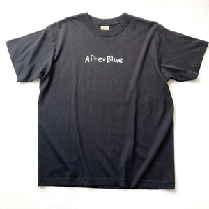 AfterBlue/アフターブルー ロゴS/S Tシャツ スミクロ【オーガニックコットン】【ユニセックス】