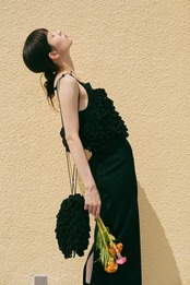 Thick Velvet Loop Monster Cami Hand Knit