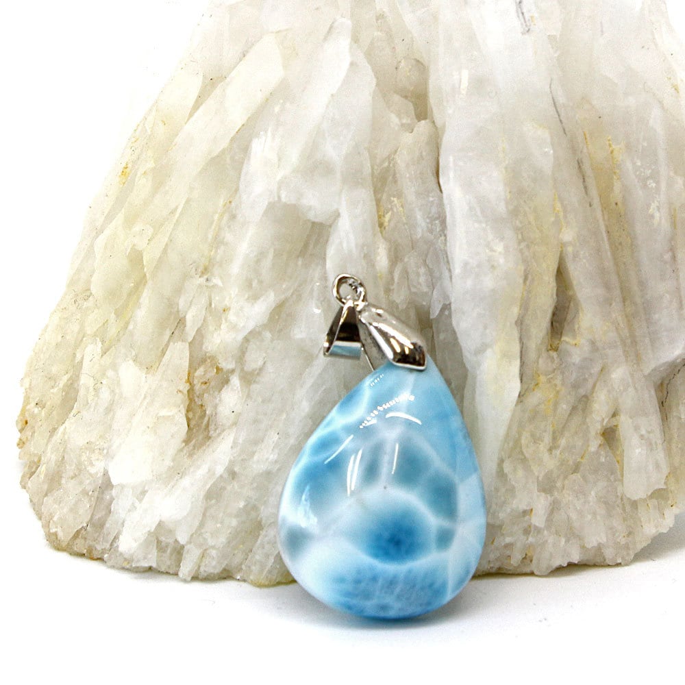 ドミニカ共和国産 高品質】ラリマー ペンダントトップ | オルゴナイト  