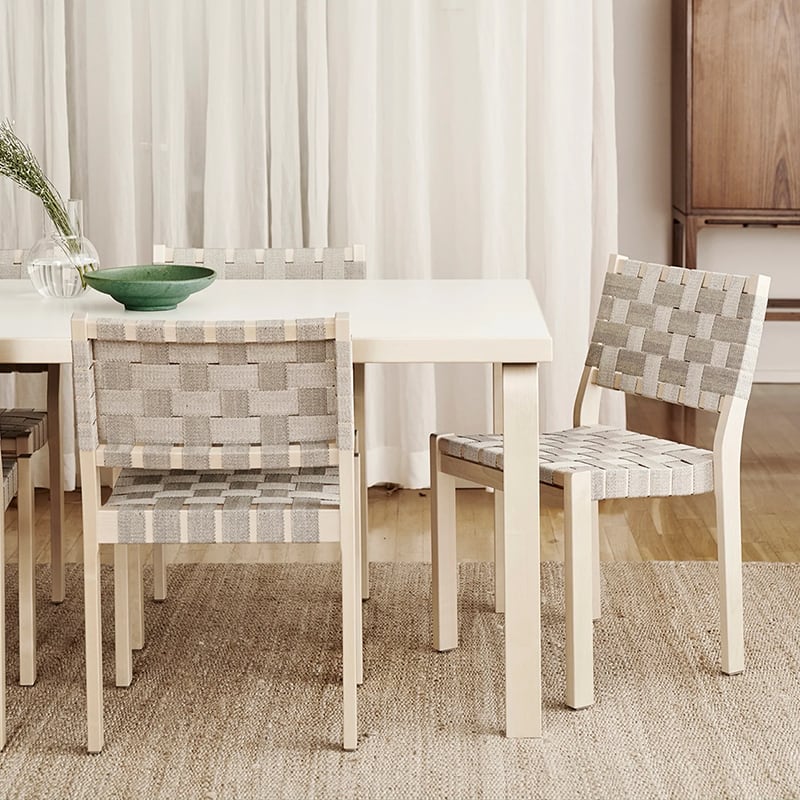 ※te、3/6(金)直接引取り限定※artek 82B ナチュラル 82B テーブル（135×85cm）ブラック リノリウム［ アルテック ］ | REAL