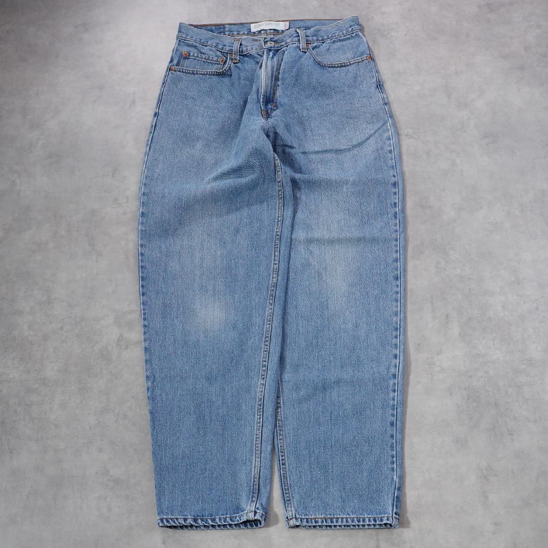 リーバイス560 Levis W34 ブルーデニム 青 00s 古着 17667
