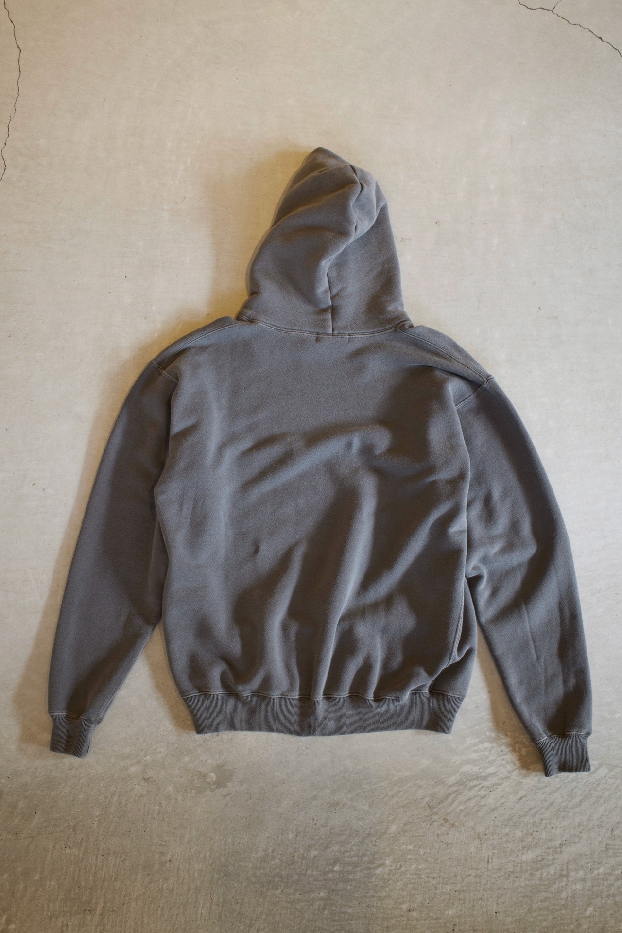 Charcoal Dyed Sweat Hoodie