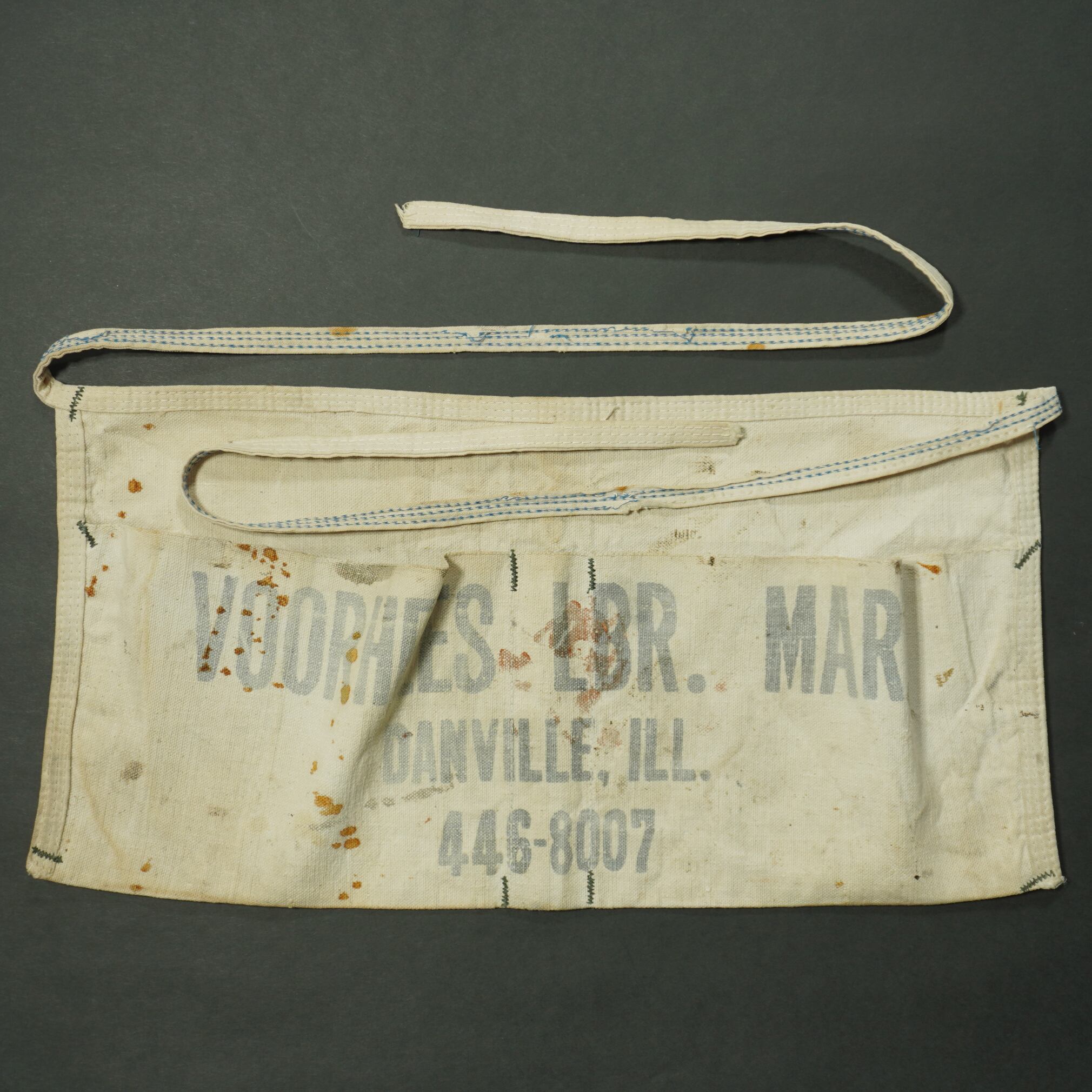 VOORHEES LBR. MART LUMBER APRON ② VOORHEES LBR. MART LUMBER APRON | Loki Vintage&Used