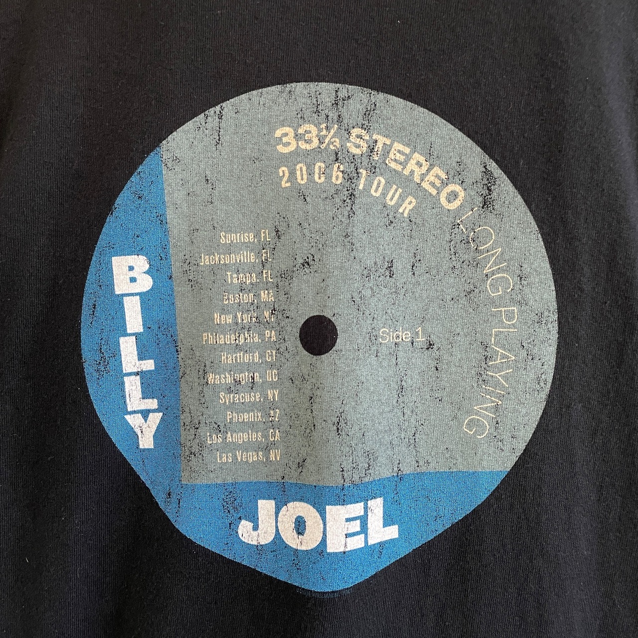 00年代 BILLY JOEL ビリー・ジョエル 2006 ツアー アーティストTシャツ 