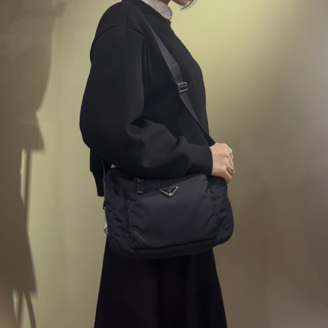 PRADA】1898 PRADA プラダナイロン ショルダーバッグ／メンズバッグ