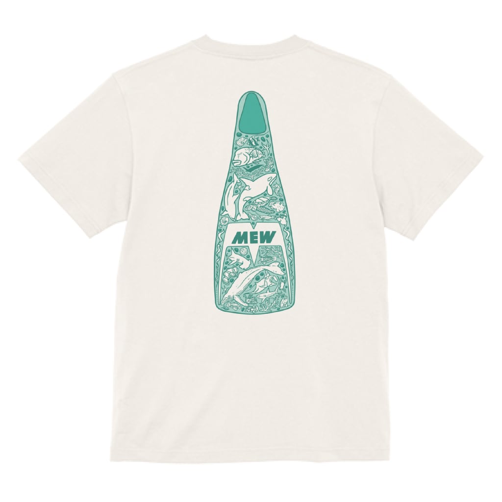 【OnlineStore限定】Fin Artist YURIE × GULL コラボTシャツ　″ ターコイズ ”