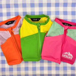 犬服　ICEビタミンカラーベスト　保冷剤付き　［FB-M号〜］