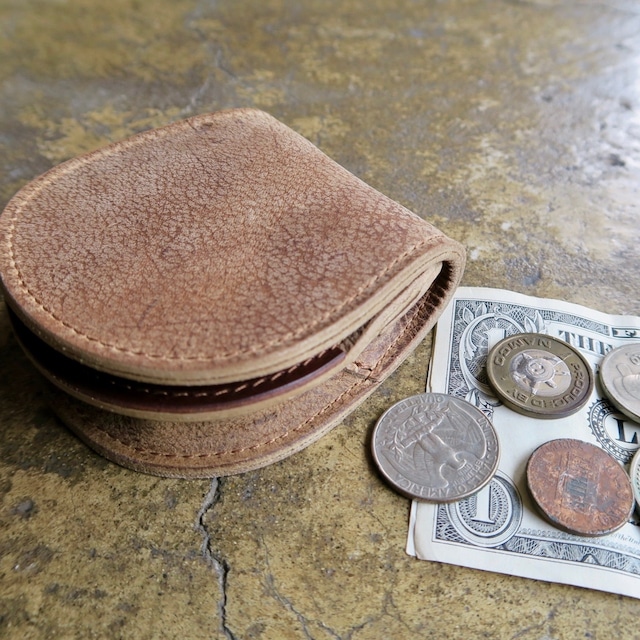 CARTRIDGE COIN CASE    KUDU ITALIAN LEATHER