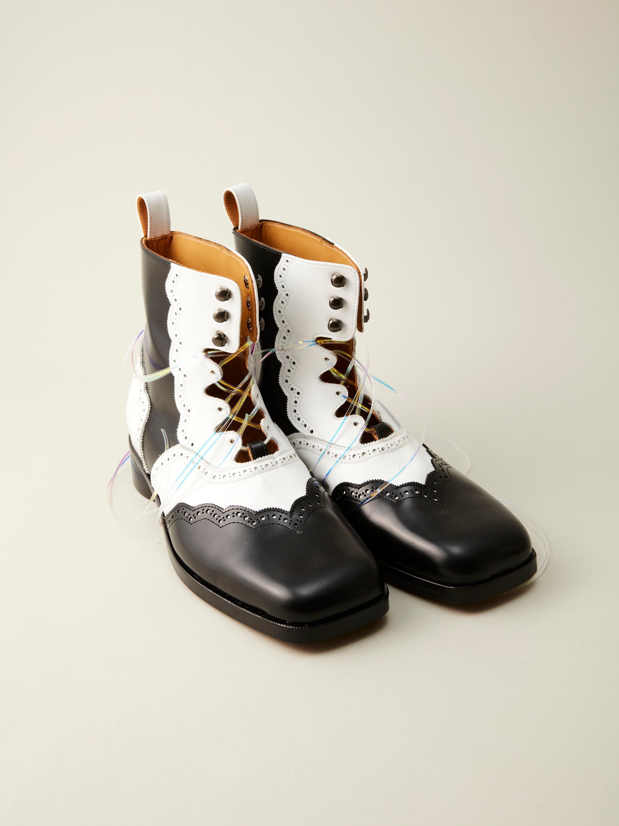 MASU ANGEL TIP BOOTS(BLACK&WHITE) MSSS-OJ0922 | IAAAM ONLINE STORE