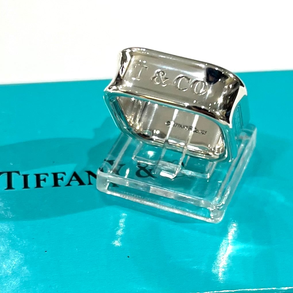 希少サイズ【TIFFANY&CO.】【13-14号】2901 T&CO 1837 スクエアリング