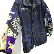 リメイクミリタリージャケットMAKEOVER MILITARY JACKET【mJK02】