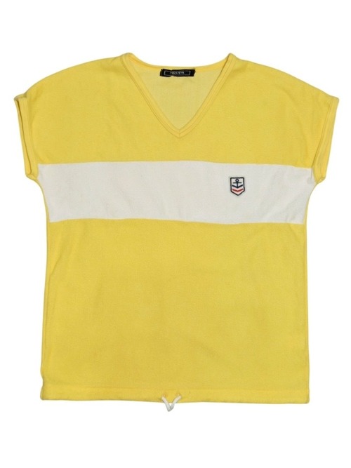 DoReMi Unique Series – Yellow Terry Stripe Top