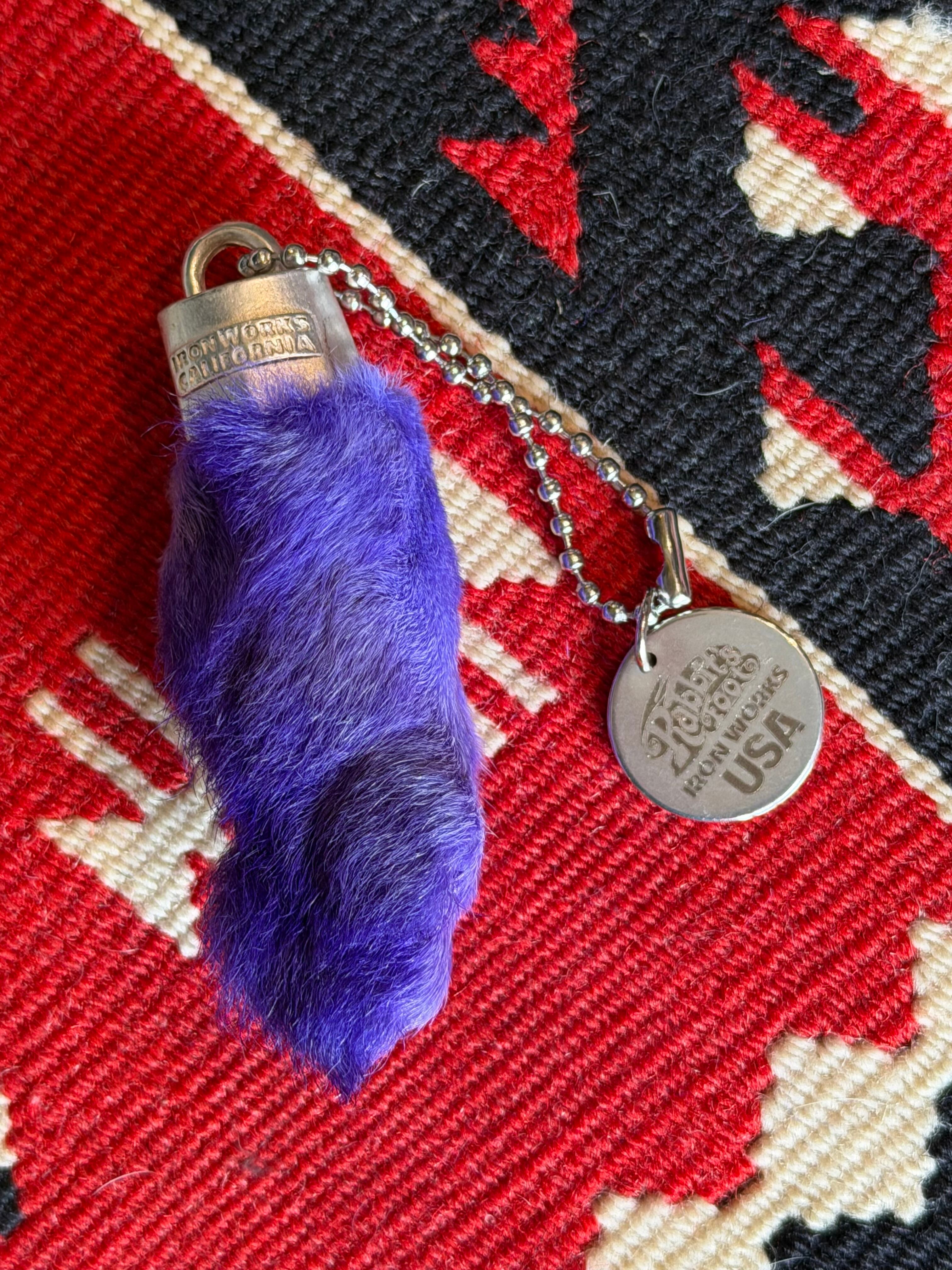 RABBITS FOOT KEY CHAIN 