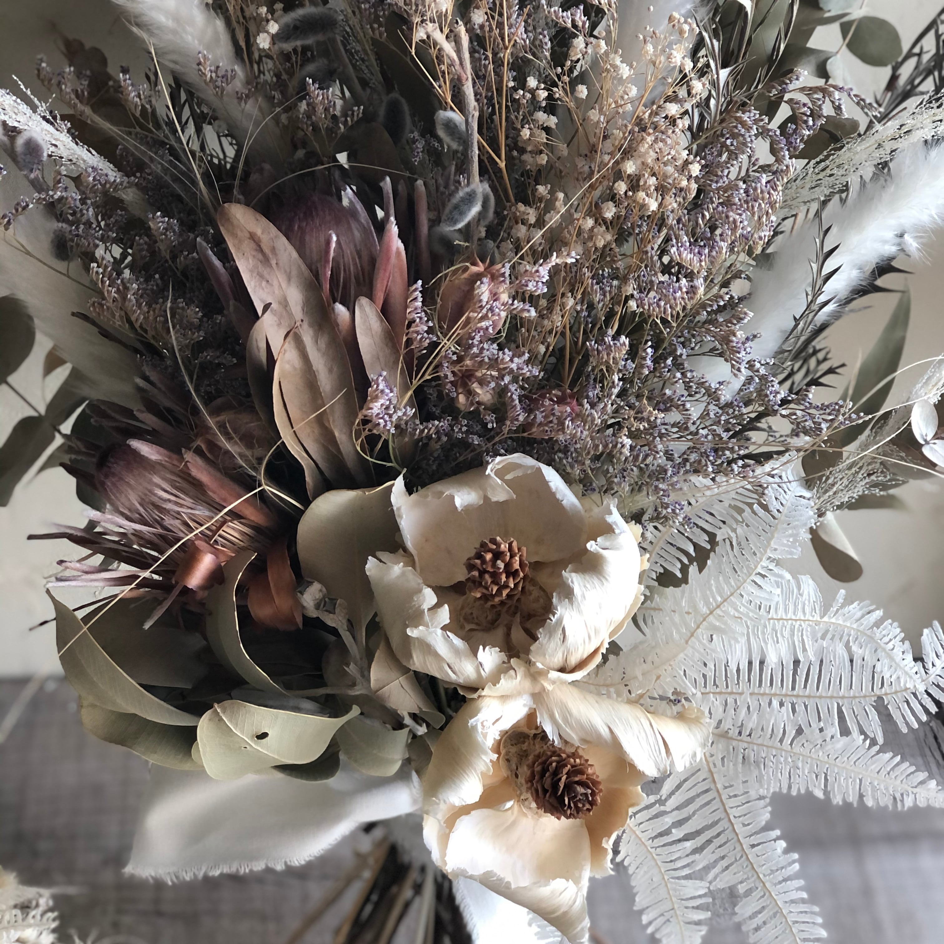 Mimosa half wreath 【ミモザハーフリース】25センチ | vinaya