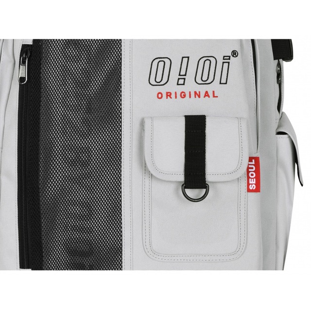 5252 By Oioi Vertical Logo Multi Backpack Grey 正規品 韓国 ブランド バッグ バックパック リュック Bonz 韓国ブランド 代行