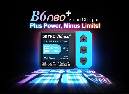 SKYRC B6 neo 200W DC/80W PD Dual Input Charger  各種