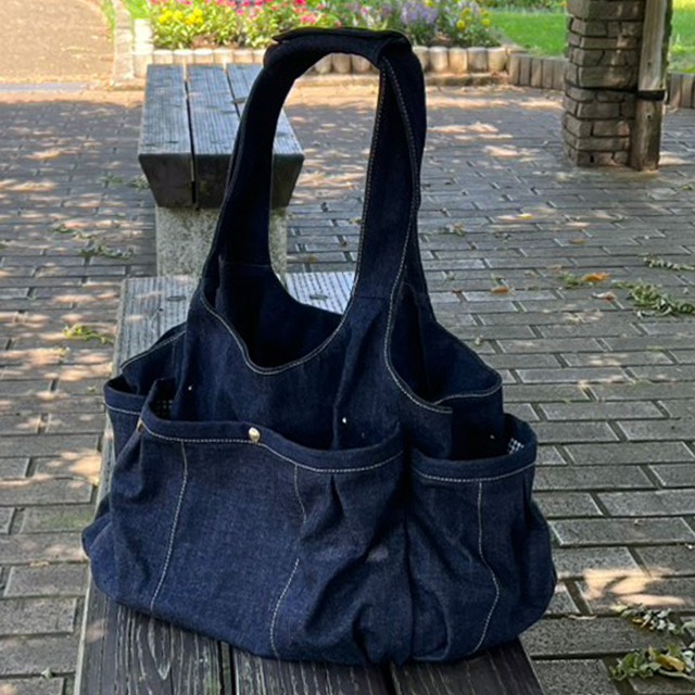 ...&デハロナキャリーバッグ　natural　メッシュ付き（Ｍ）OMO-DHRＭ-7003