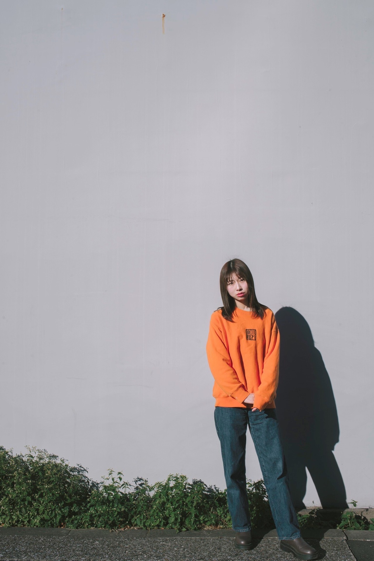 STAMP SWEAT   ORANGE