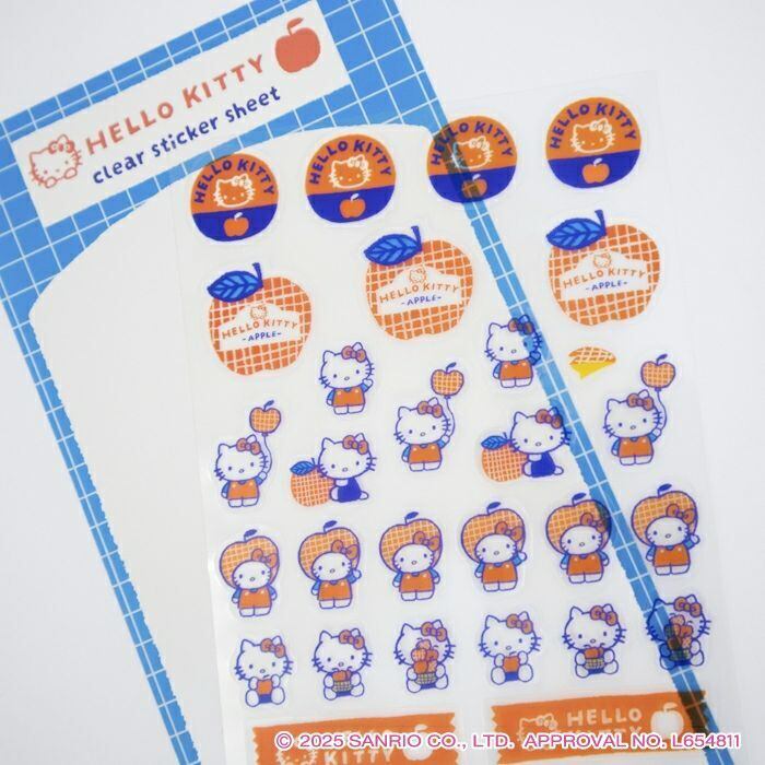 【未使用品】ハローキティ ルシール クリアーブルー ハローキティ 】サンリオキャラクターズフルーツマーケット ※海外出荷