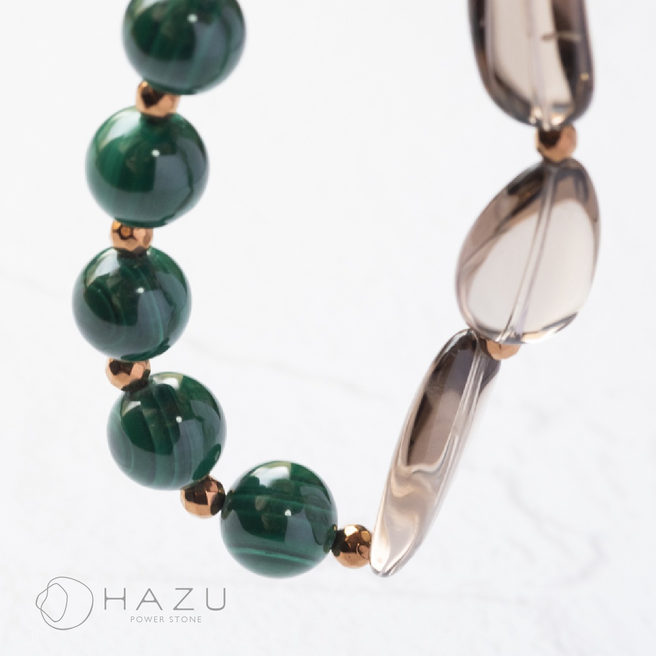 【再販】悪気邪気を跳ね返すパワフル魔除け［マラカイト／スモーキークォーツ／モリオン］